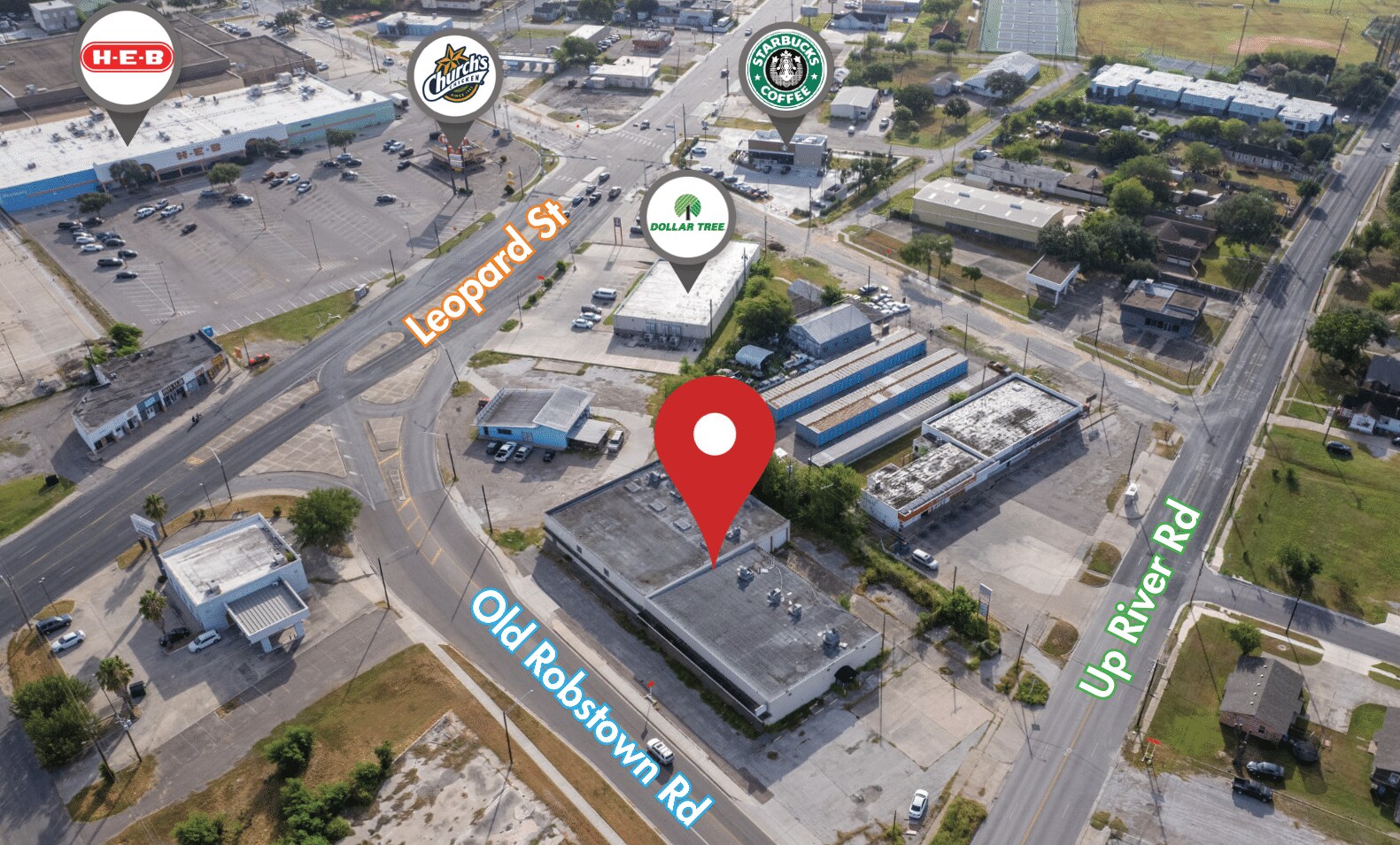 620 Old Robstown Rd, Corpus Christi, TX à vendre Aérien- Image 1 de 7