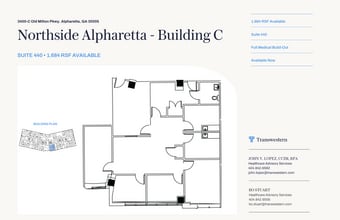 3400 Old Milton Pky, Alpharetta, GA for lease Floor Plan- Image 1 of 1