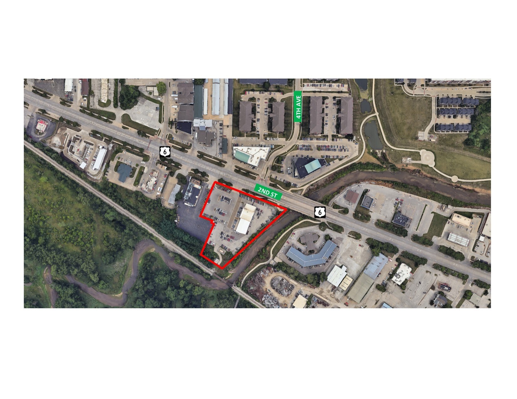 404 2nd St, Coralville, IA à vendre Aérien- Image 1 de 1