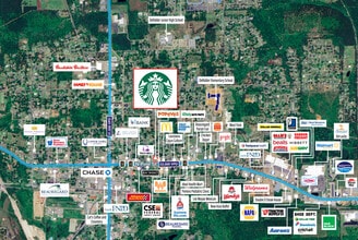 417 N Pine St, Deridder, LA - AERIAL map view - Image1