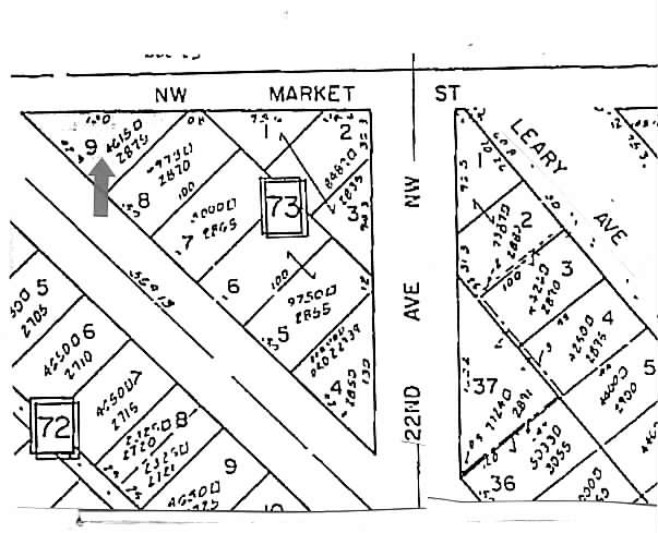 2215 NW Market St, Seattle, WA for lease - Plat Map - Image 2 of 2