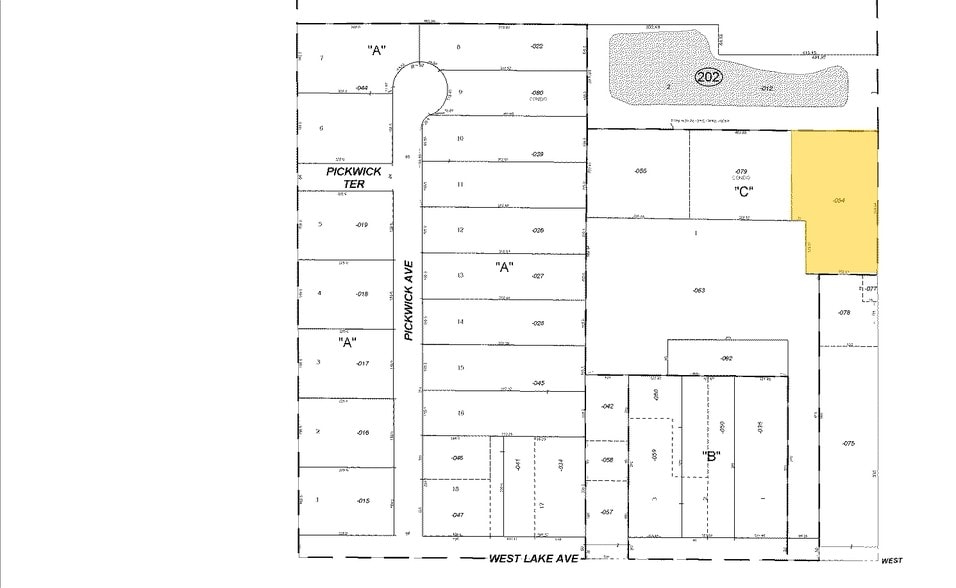 1965-1983 N Lake Ter, Glenview, IL for lease - Plat Map - Image 2 of 6