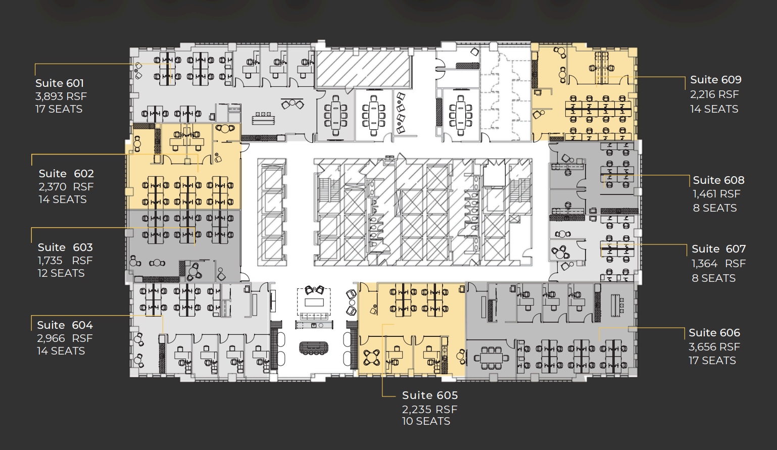 190 S La Salle St, Chicago, IL à louer Plan d’étage- Image 1 de 1