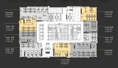 190 S La Salle St, Chicago, IL à louer Plan d’étage- Image 1 de 1