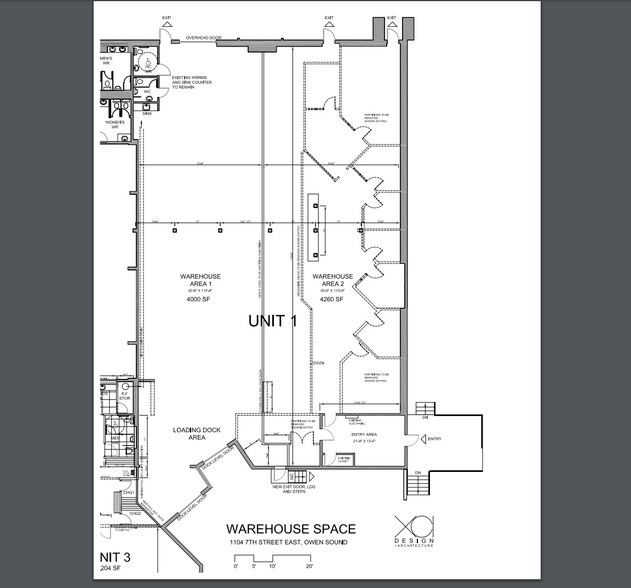 1104 7th St E, Owen Sound, ON à louer - Plan d’étage - Image 2 de 4