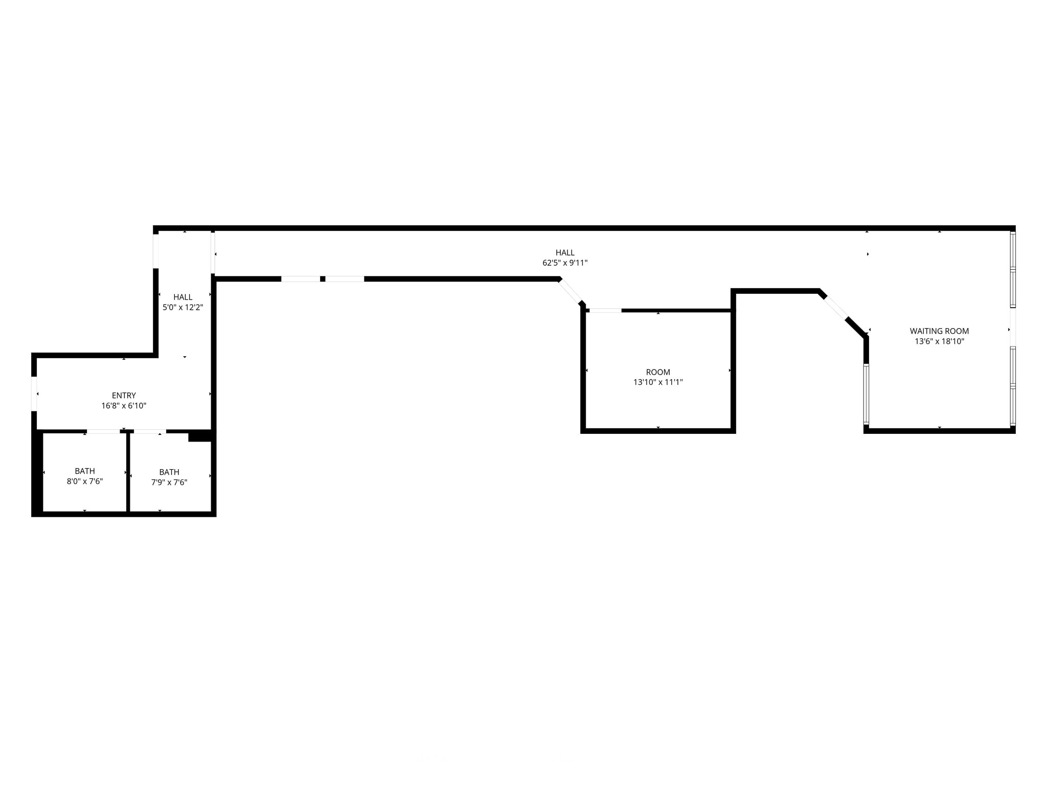 138-142 S K St, Tulare, CA for lease Floor Plan- Image 1 of 16