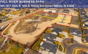 1025 S Rising Sun Dr, Nampa, ID - Aerial  map view