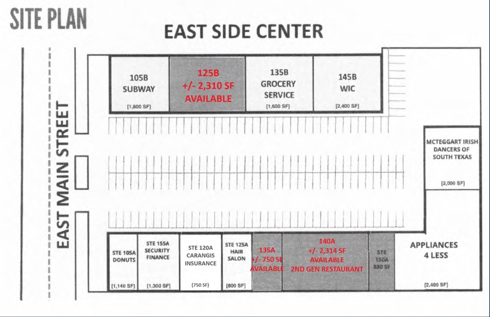 701 E Main St, Tomball, TX à louer Plan de site- Image 1 de 2