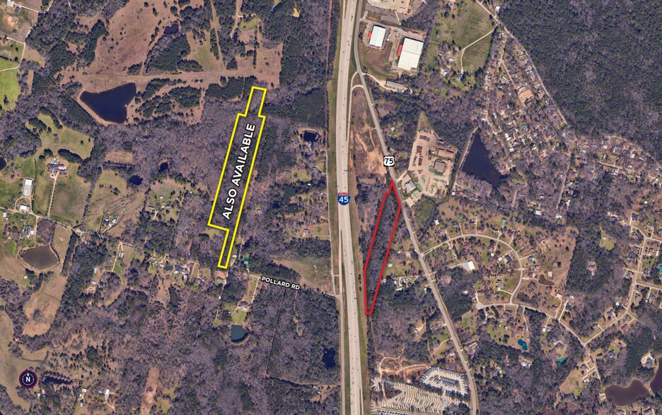 East side of I-45, on SH 75, Willis, TX à vendre - Aérien - Image 3 de 4