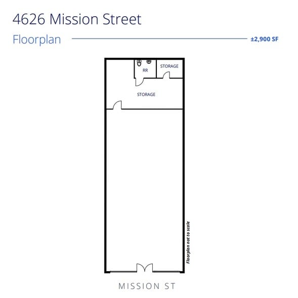 4620-4626 Mission St, San Francisco, CA for lease - Floor Plan - Image 3 of 3