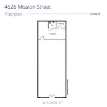 4620-4626 Mission St, San Francisco, CA for lease Floor Plan- Image 1 of 1