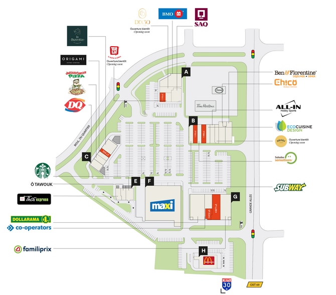 7505 Grande Allée, Brossard, QC à louer - Photo du bâtiment - Image 2 de 10