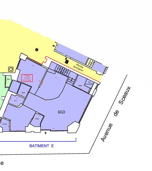 Commerce de détail dans Versailles à louer - Plan d’étage - Image 2 de 3