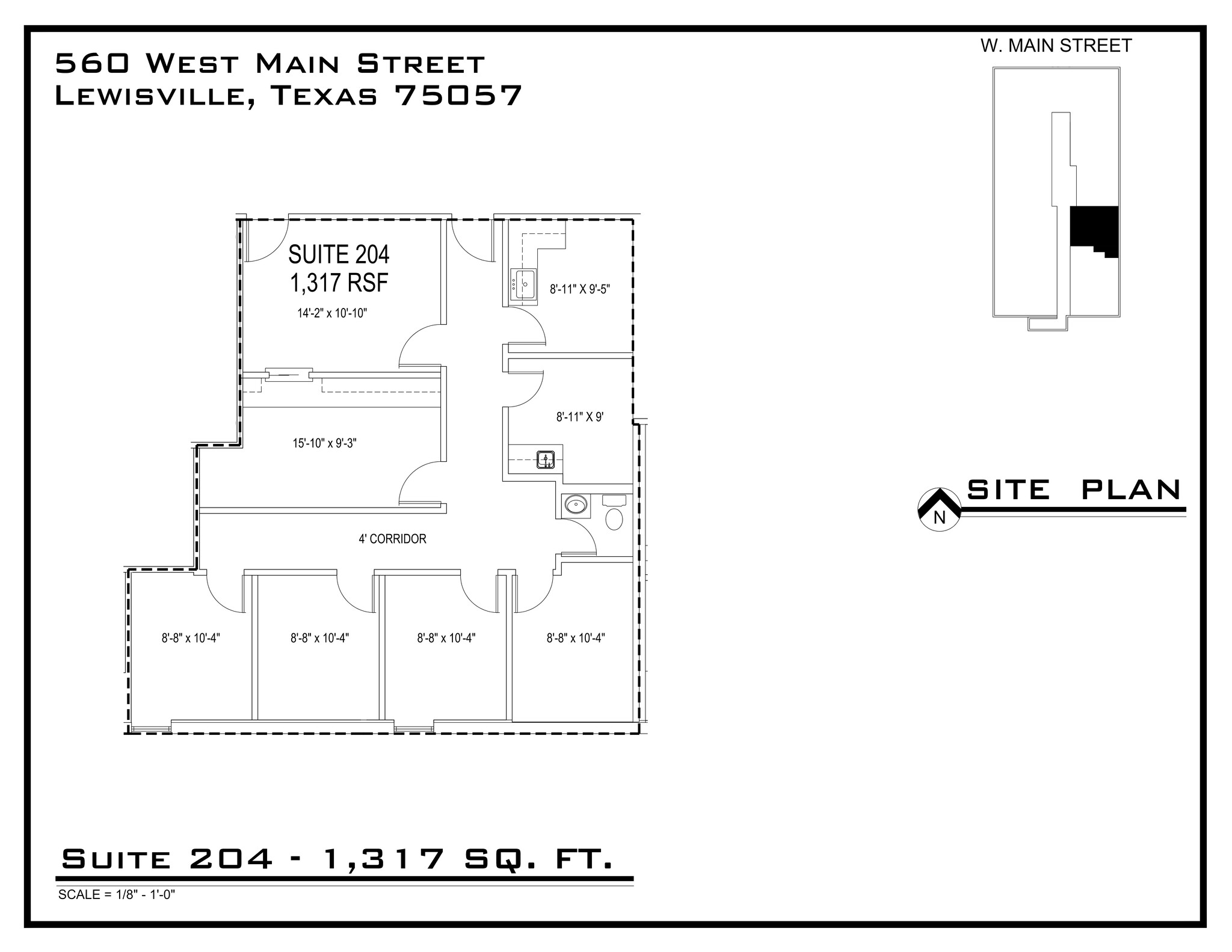 560 W Main St, Lewisville, TX for lease Site Plan- Image 1 of 1