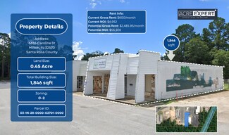 Plus de détails pour 6655 Caroline St, Milton, FL - Bureau à vendre