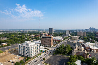 406 W 34th St, Kansas City, MO - Aérien  Vue de la carte