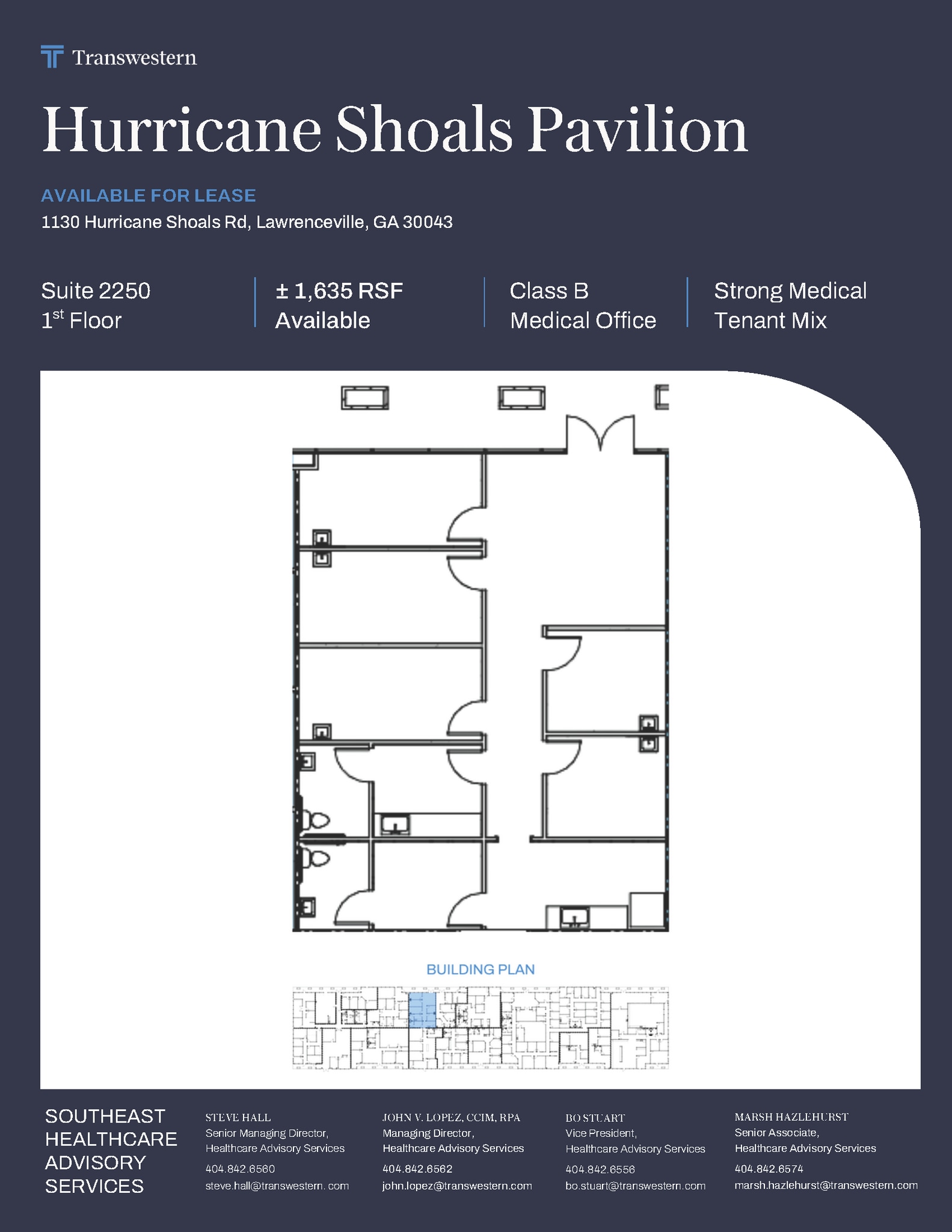 1130 Hurricane Shoals Rd, Lawrenceville, GA à louer Plan d’étage- Image 1 de 1