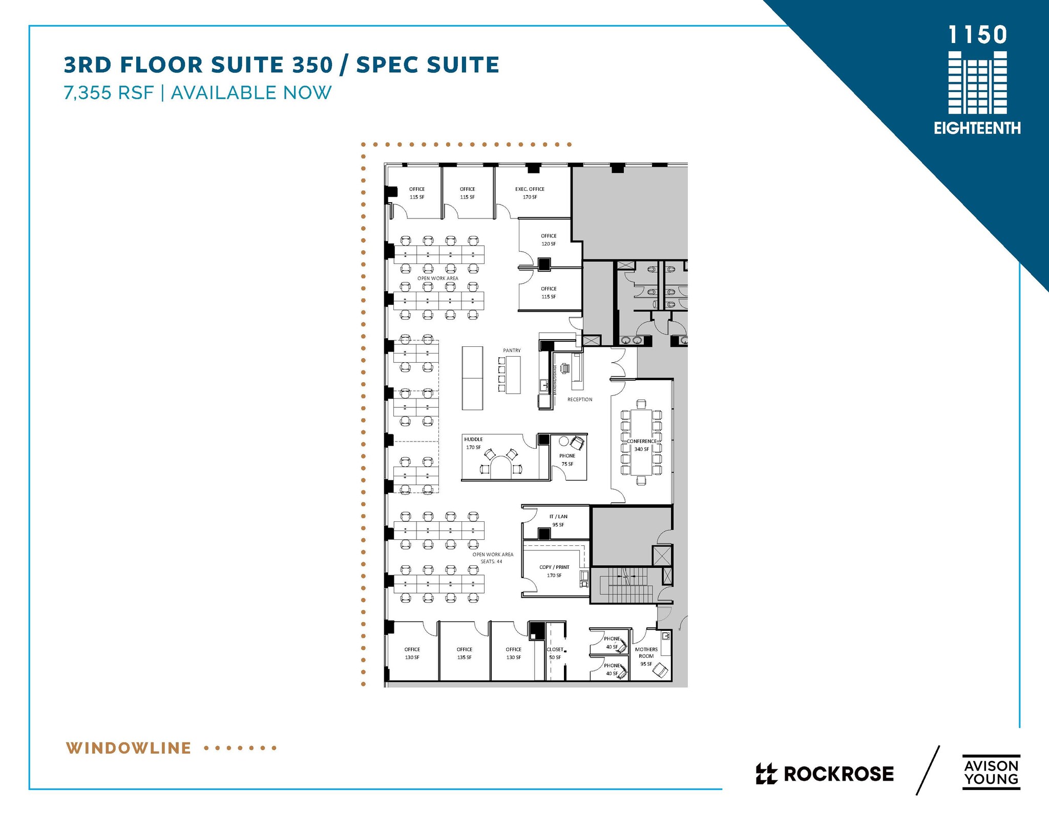 1150 18th St NW, Washington, DC à louer Plan d  tage- Image 1 de 10