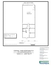 2501 Central Pky, Houston, TX à louer Plan d’étage- Image 1 de 1