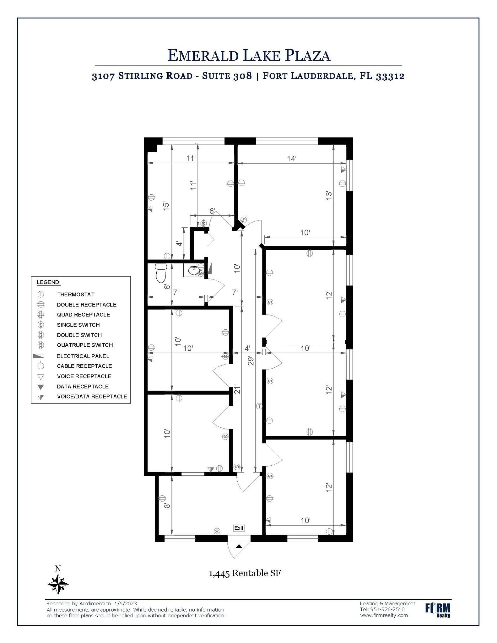 3107 Stirling Rd, Fort Lauderdale, FL à louer Photo intérieure- Image 1 de 1