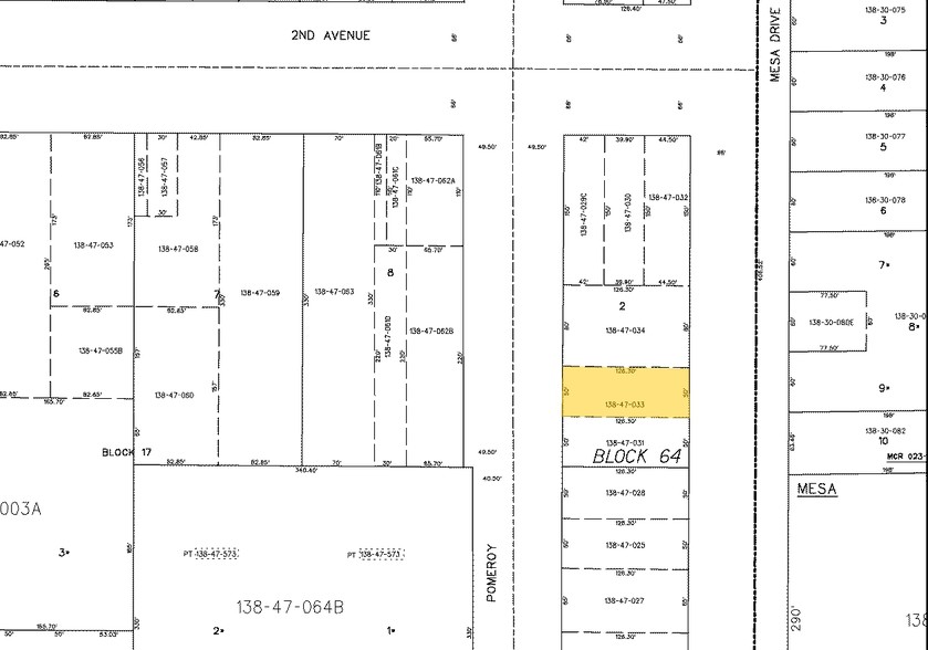 224 S Mesa Dr, Mesa, AZ à vendre - Plan cadastral - Image 2 de 7