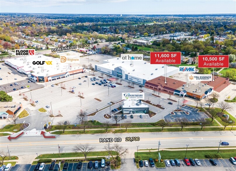 600-836 E Rand Rd, Arlington Heights, IL for lease - Building Photo - Image 1 of 9