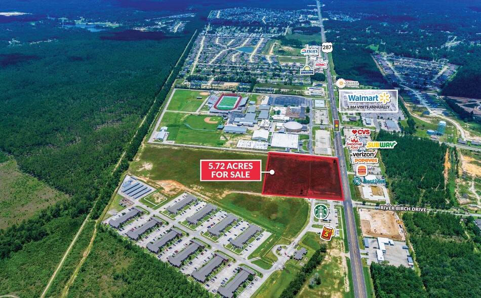 River Birch Dr & Highway 287, Lumberton, TX for sale - Building Photo - Image 1 of 3