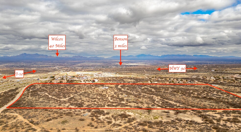 I-10 & State Route 90, Benson, AZ for sale - Aerial - Image 3 of 5