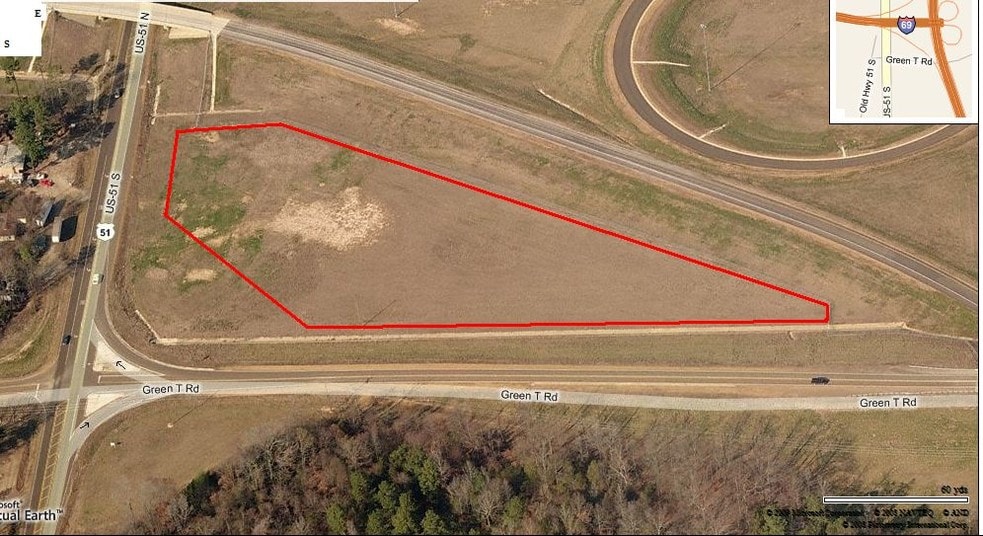 NEC of Green T & Hwy 51, Hernando, MS à vendre - Photo du bâtiment - Image 2 de 6