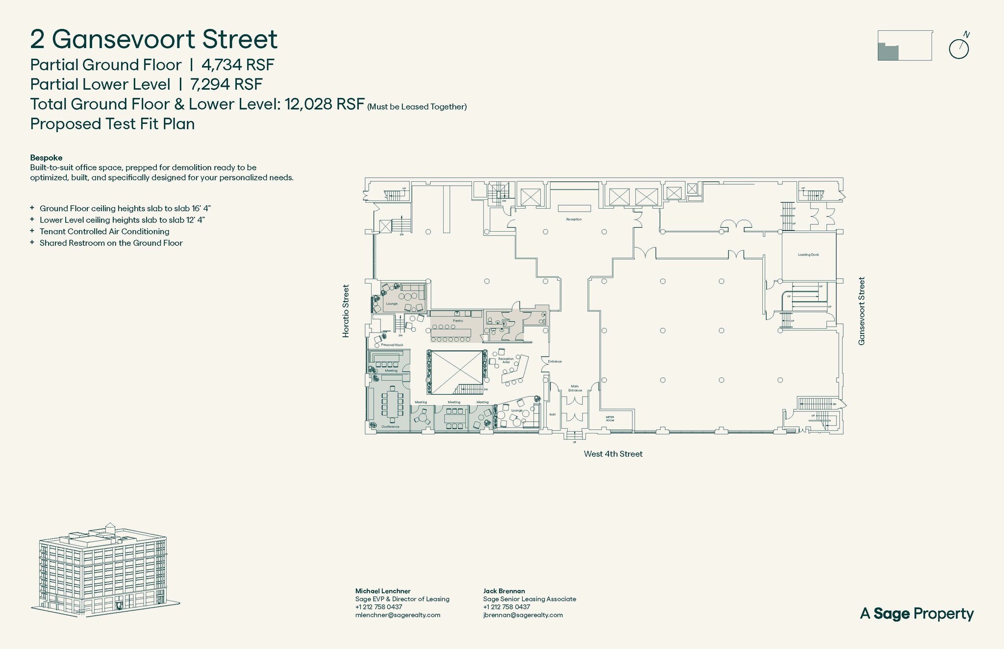 2 Gansevoort St, New York, NY for lease Floor Plan- Image 1 of 6