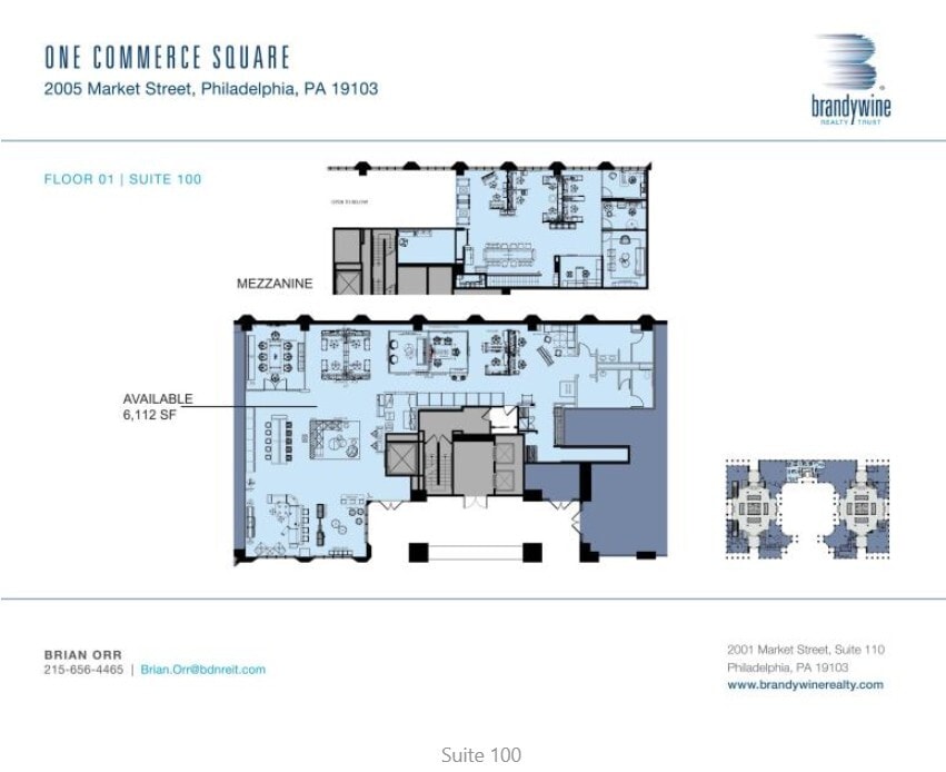 2001 Market St, Philadelphia, PA for lease Floor Plan- Image 1 of 1