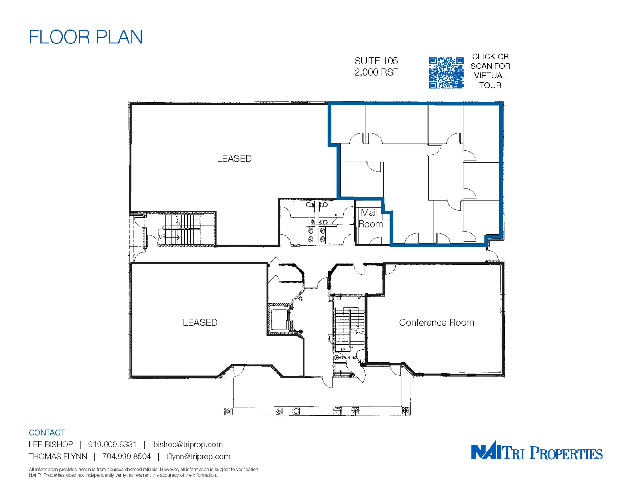 1616 Evans Rd, Cary, NC à louer Plan d’étage- Image 1 de 1