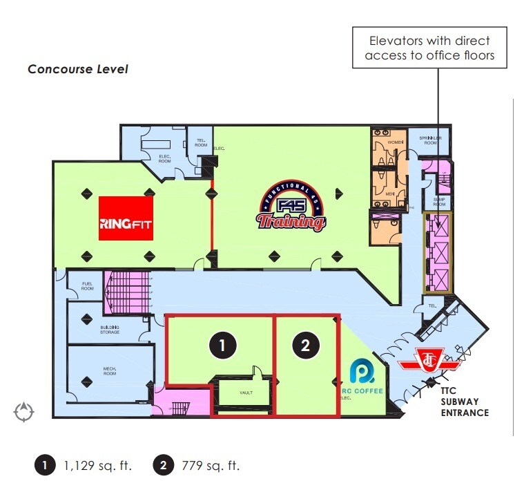 1 St Clair Ave E, Toronto, ON à louer Plan d’étage- Image 1 de 3
