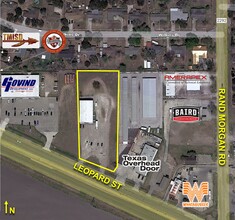 9434 Leopard St, Corpus Christi, TX - aerial  map view