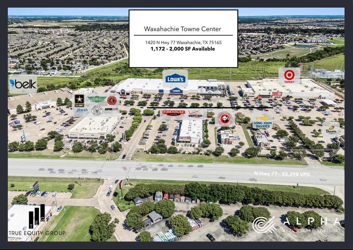 1420 N Hwy 77, Waxahachie, TX à louer Photo du bâtiment- Image 1 de 6