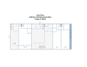 2138-2150 W Busch Blvd, Tampa, FL for lease Floor Plan- Image 2 of 2