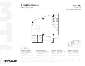 3 Hutton Centre Dr, Santa Ana, CA for lease Floor Plan- Image 1 of 4