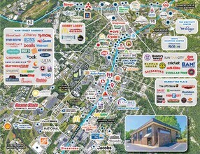 145 E Vance Rd, Oak Ridge, TN - AERIAL  map view