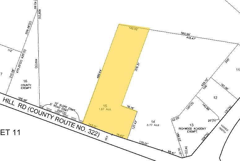 621 Mullica Hill Rd, Mullica Hill, NJ à vendre Plan cadastral- Image 1 de 1