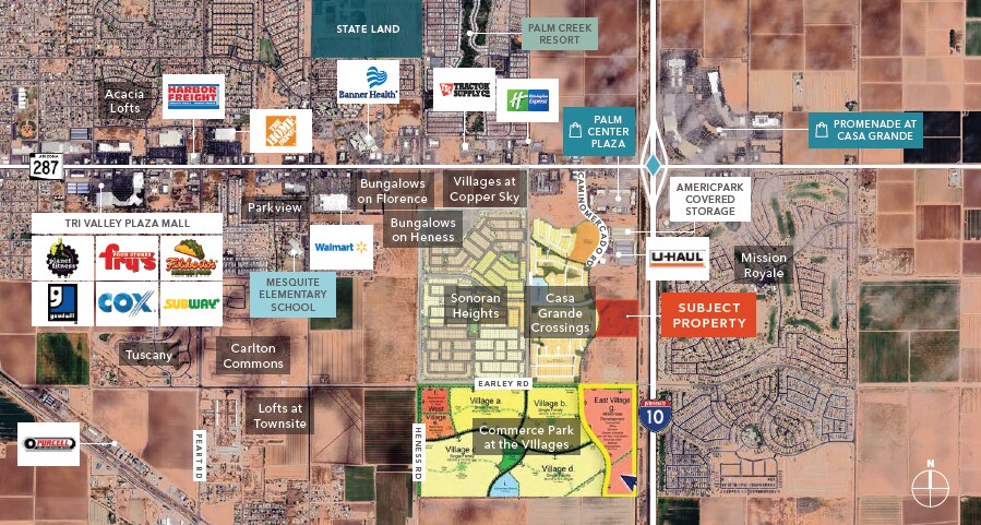 SSWC I-10 & Florence Blvd, Casa Grande, AZ à vendre - Aérien - Image 2 de 3