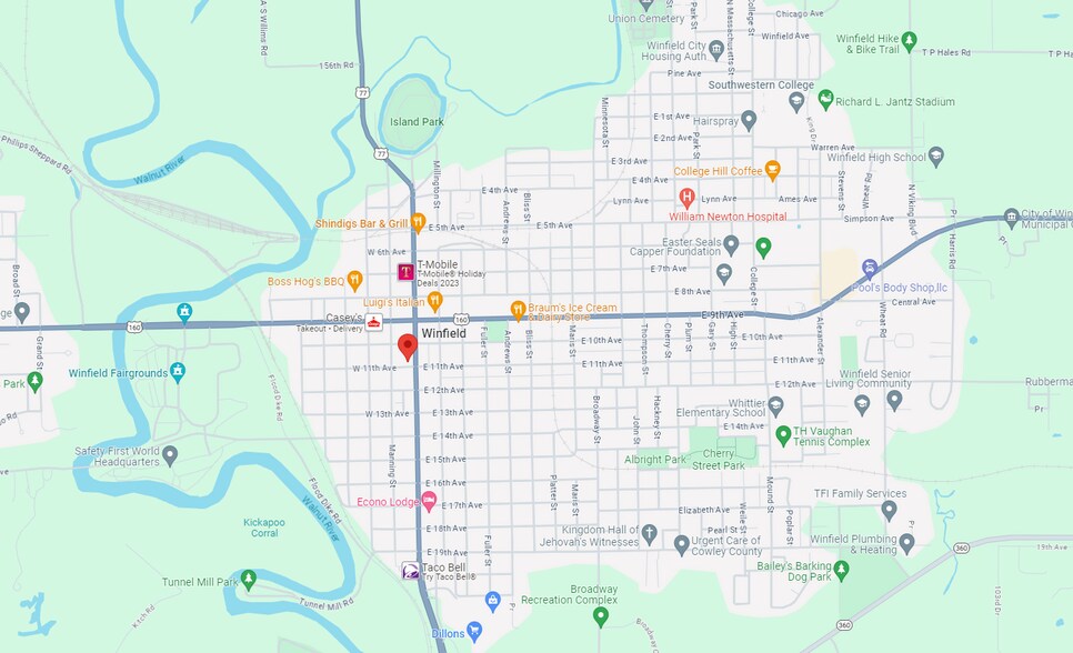 1019 S Main St, Winfield, KS à vendre - Photo du bâtiment - Image 2 de 3