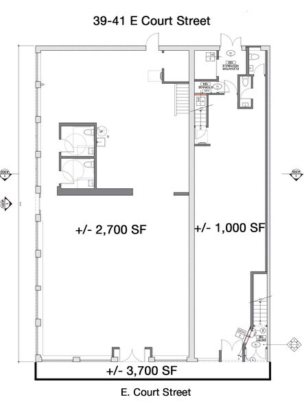 41 E Court St, Cincinnati, OH à louer - Photo du bâtiment - Image 3 de 9