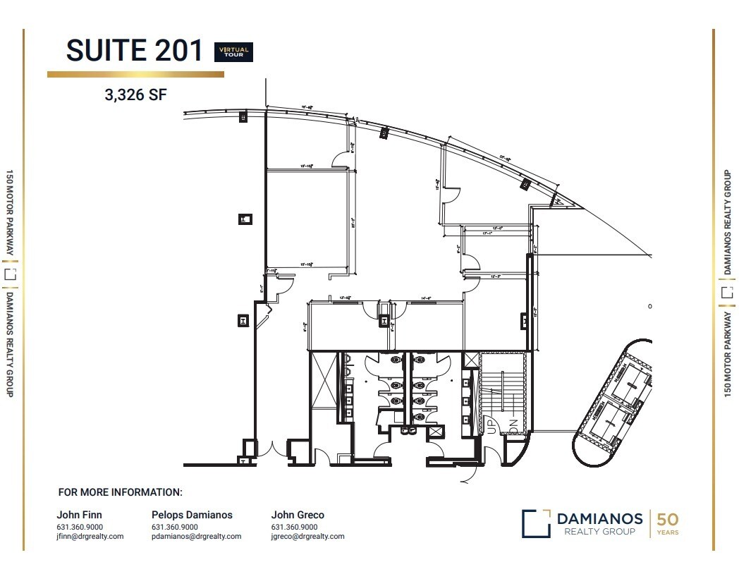 150 Motor Pkwy, Hauppauge, NY à louer Plan d  tage- Image 1 de 1