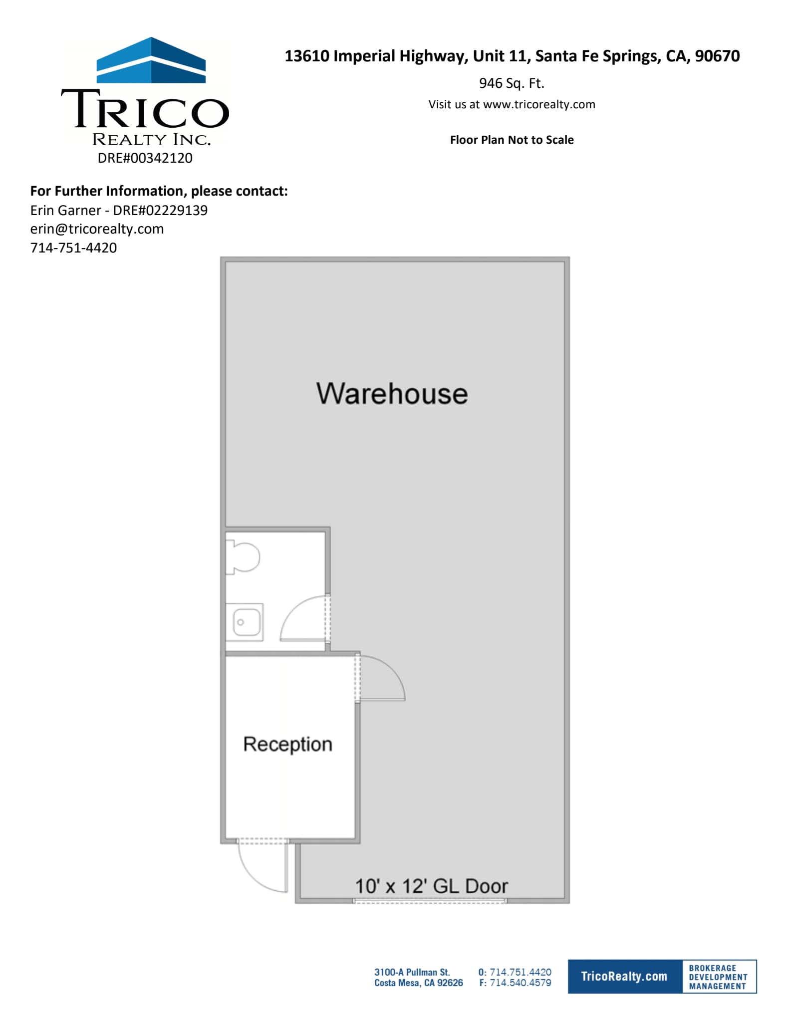 13600-13640 Imperial Hwy, Santa Fe Springs, CA à louer Plan d’étage- Image 1 de 1