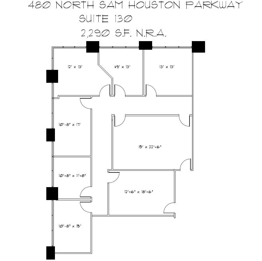 480 North Belt Fwy, Houston, TX à vendre Plan d  tage- Image 1 de 1