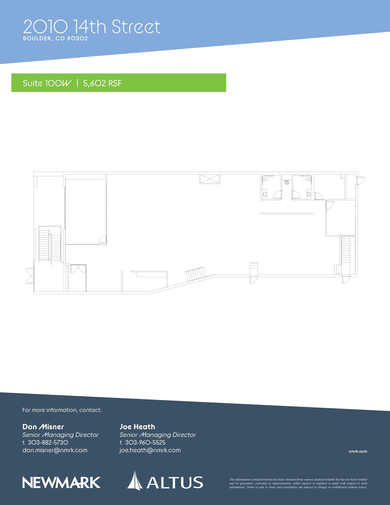 2010 14th St, Boulder, CO for lease Floor Plan- Image 1 of 1