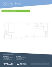 2010 14th St, Boulder, CO for lease Floor Plan- Image 1 of 1