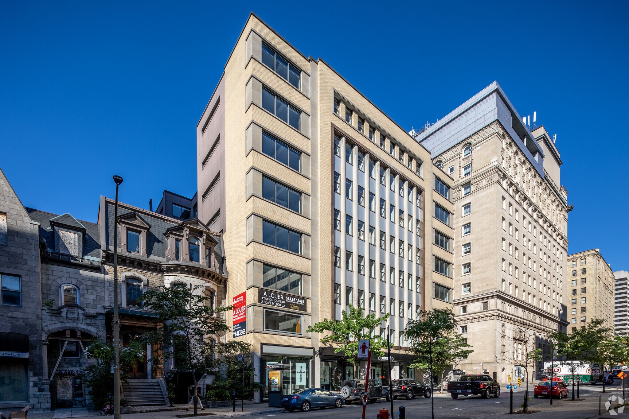 2100-2110 Rue Drummond, Montréal, QC à louer Photo du bâtiment- Image 1 de 4
