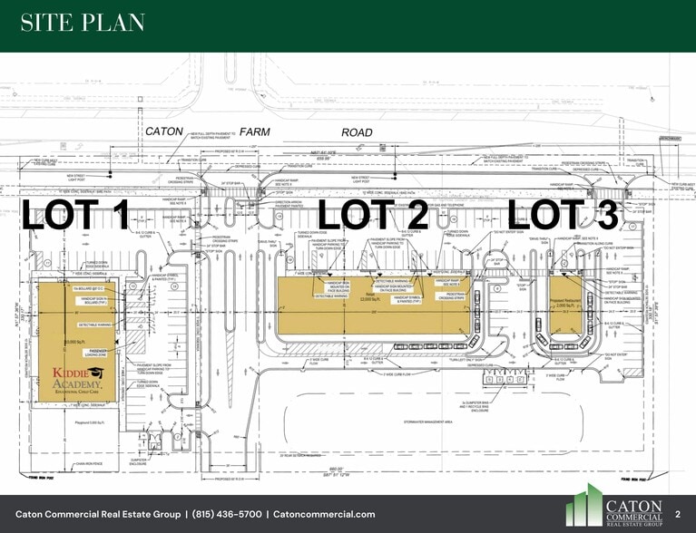 580 W Caton Farm Rd, Plainfield, IL for sale - Site Plan - Image 2 of 3