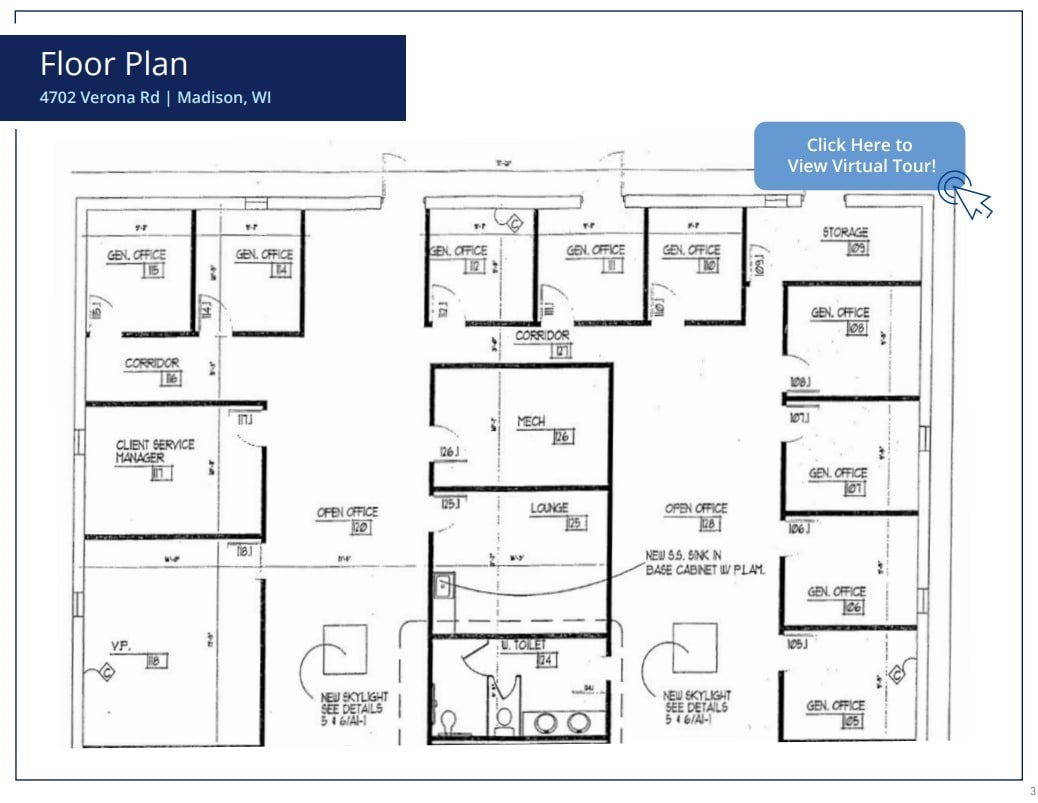 4702 Verona Rd, Madison, WI for lease Floor Plan- Image 1 of 1